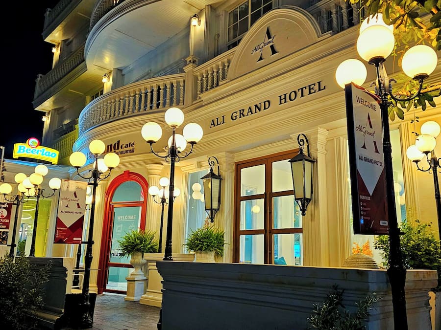 Fassade der Unterkunft