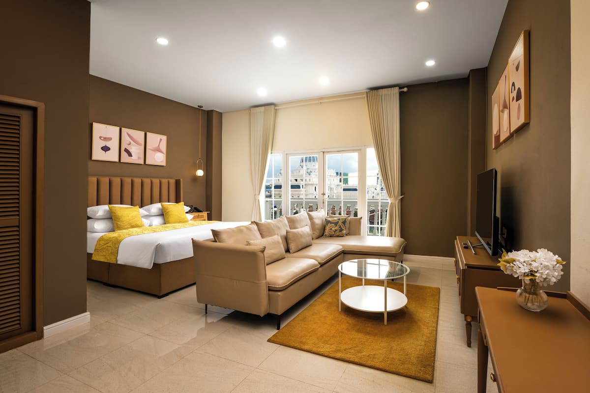 Deluxe-Doppelzimmer, Nichtraucher, Stadtblick