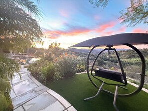 Terrace/patio - NEW LISTING…Spectacular Fallbrook Custom Estate on 2 acres with incredible views (Fallbrook)