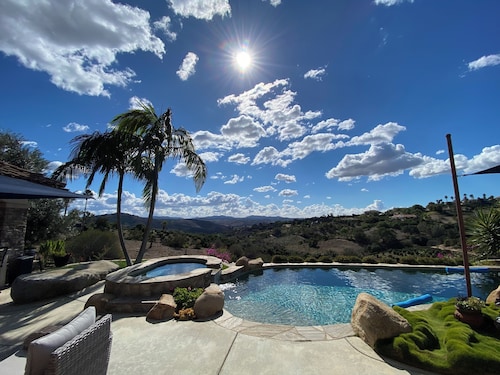 NEW LISTING…Spectacular Fallbrook Custom Estate on 2 acres with incredible views