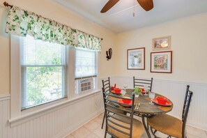 House, Multiple Beds, Patio, Garden View (Como Cottage) | Dining - Como Cottage - Stay for 6! (Lake Geneva)