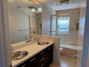 Towels, soap, toilet paper