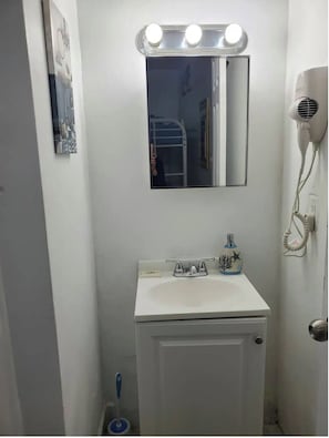 Free toiletries, hair dryer, towels, soap