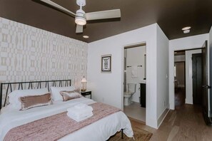 4 chambres, fer et planche à repasser, lit parapluie, Wi-Fi gratuit