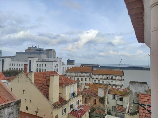 Blick von der Unterkunft