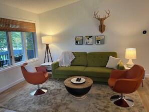 Télévision, cheminée