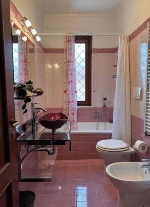 Shower, hair dryer, bidet, towels - Elegant apartment near fiumicino (Fiumicino)