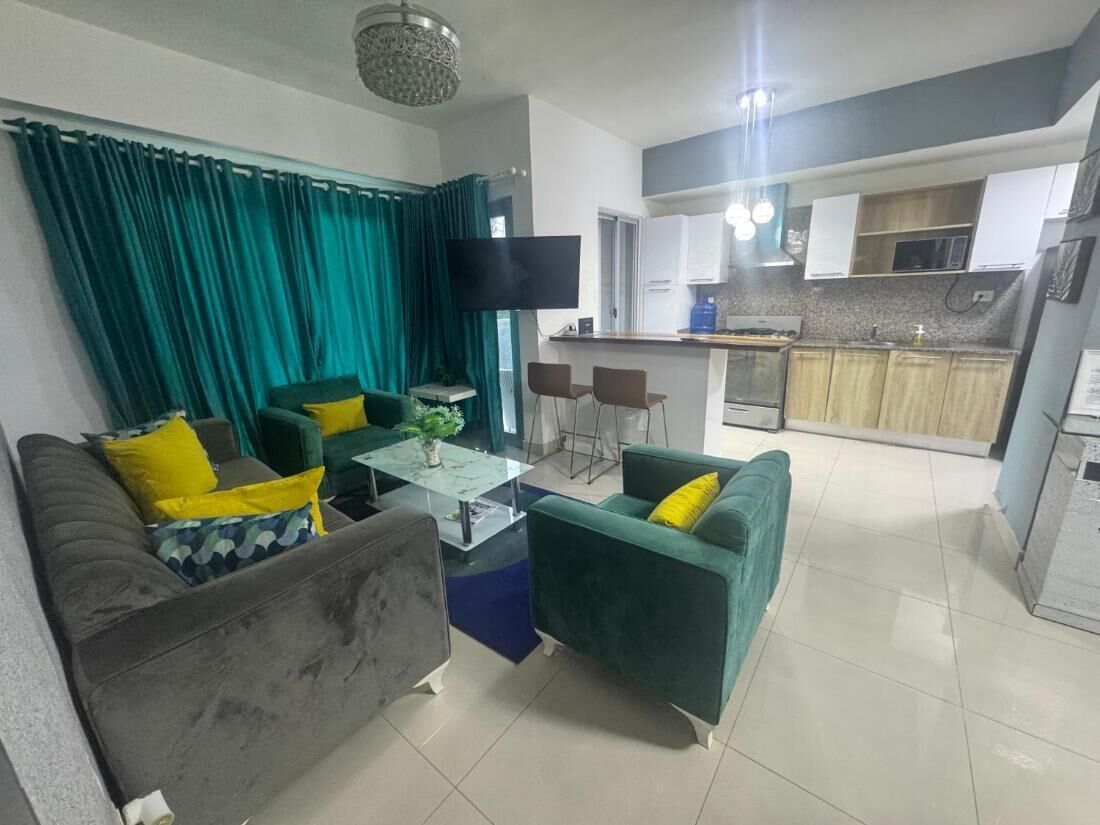 Apartemen, 2 kamar tidur, akses difabel, Boleh Merokok | Ruang keluarga