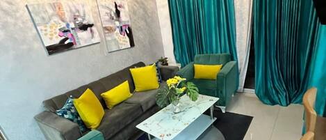 公寓, 2 間臥室, 無障礙, 吸煙房 | 客廳