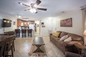 Condo, Multiple Beds, Balcony, Garden View (Waterwheel Hideaway) | Living area