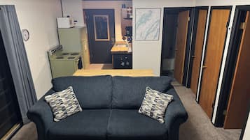 TV connectée, cheminée, livres