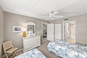 2 bedrooms, iron/ironing board, WiFi (free), bed sheets