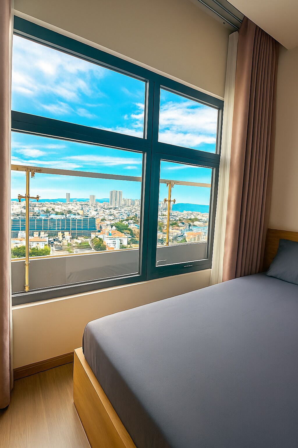 Family Apartment, 2 Bedrooms, Pool Access, Sea View | Egyptian cotton sheets, premium bedding, down comforters, pillowtop beds