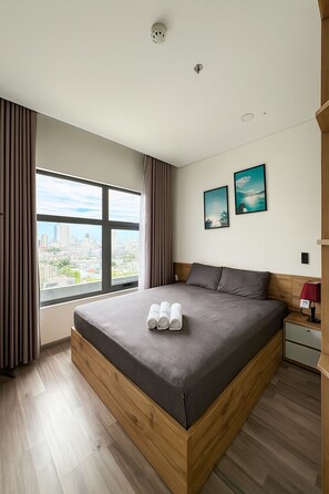 Appartement Familial, 2 chambres, accès piscine, vue mer