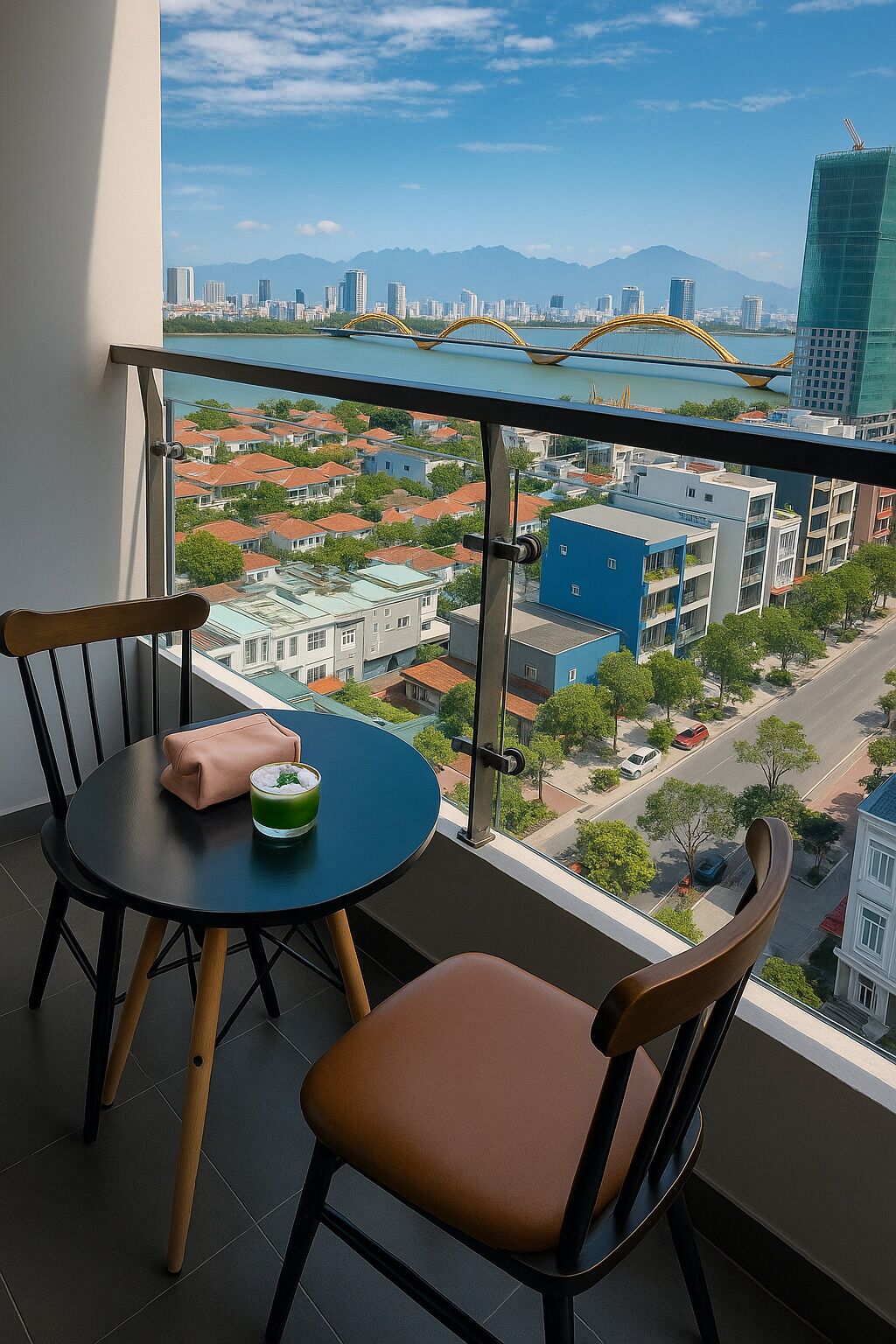 City Apartment, 2 Bedrooms, Pool Access, River View | Balcony view