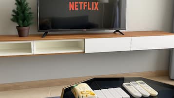 43-inch Smart TV with cable channels