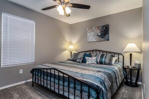 6 bedrooms, iron/ironing board, travel crib, free WiFi