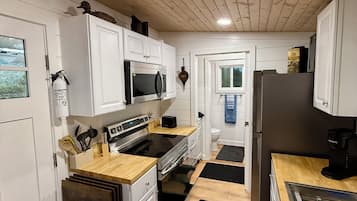 Microwave, oven, stovetop
