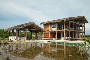 Fassade der Unterkunft