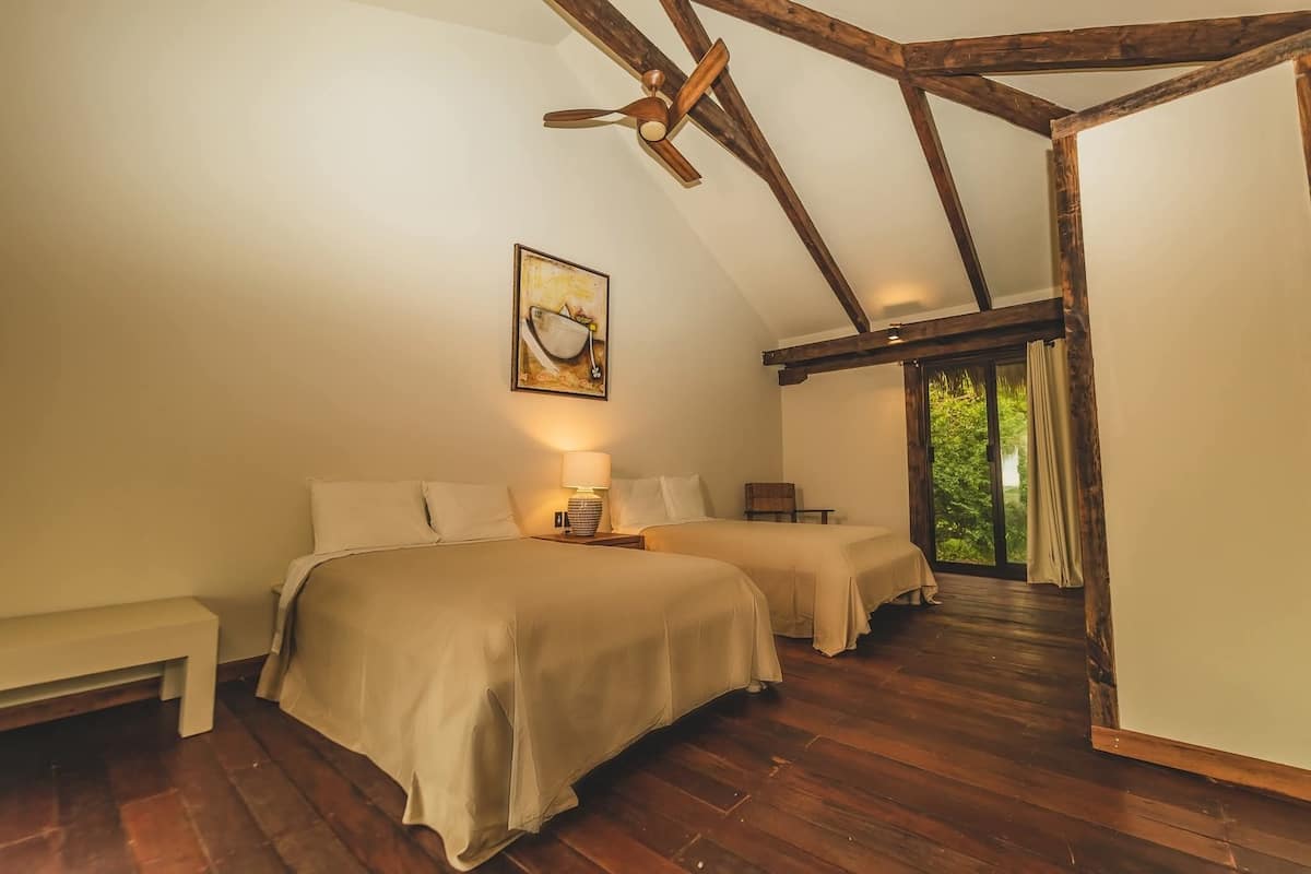 Standard Bungalow, 2 Double Beds, Partial Ocean View