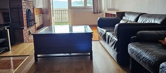 Bright house with garden, balcony, panoramic view and fully equipped kitchen.