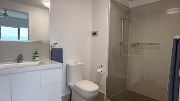 Towels, soap, toilet paper