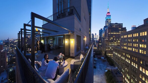 Terrasse sur le toit