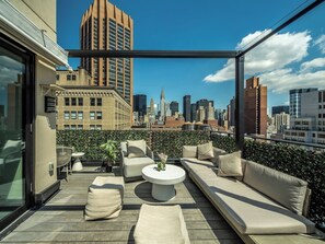 Terrasse sur le toit