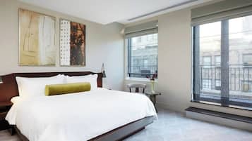 Individually decorated, individually furnished, desk, laptop workspace