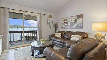 Smart-tv en een open haard