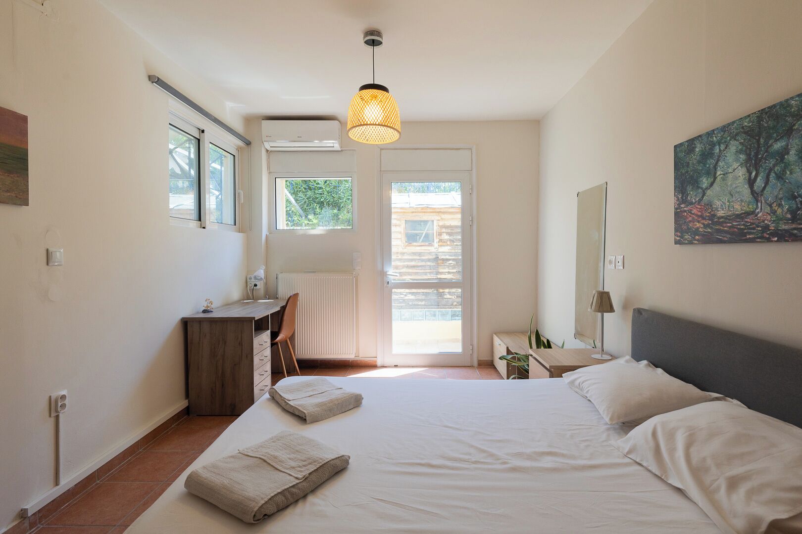 1 間睡房、熨斗/熨衫板、免費 Wi-Fi、床單