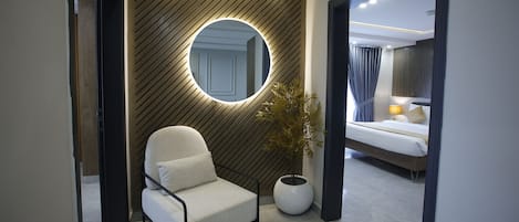 Suíte com design assinado, 3 quartos | Wi-Fi de cortesia