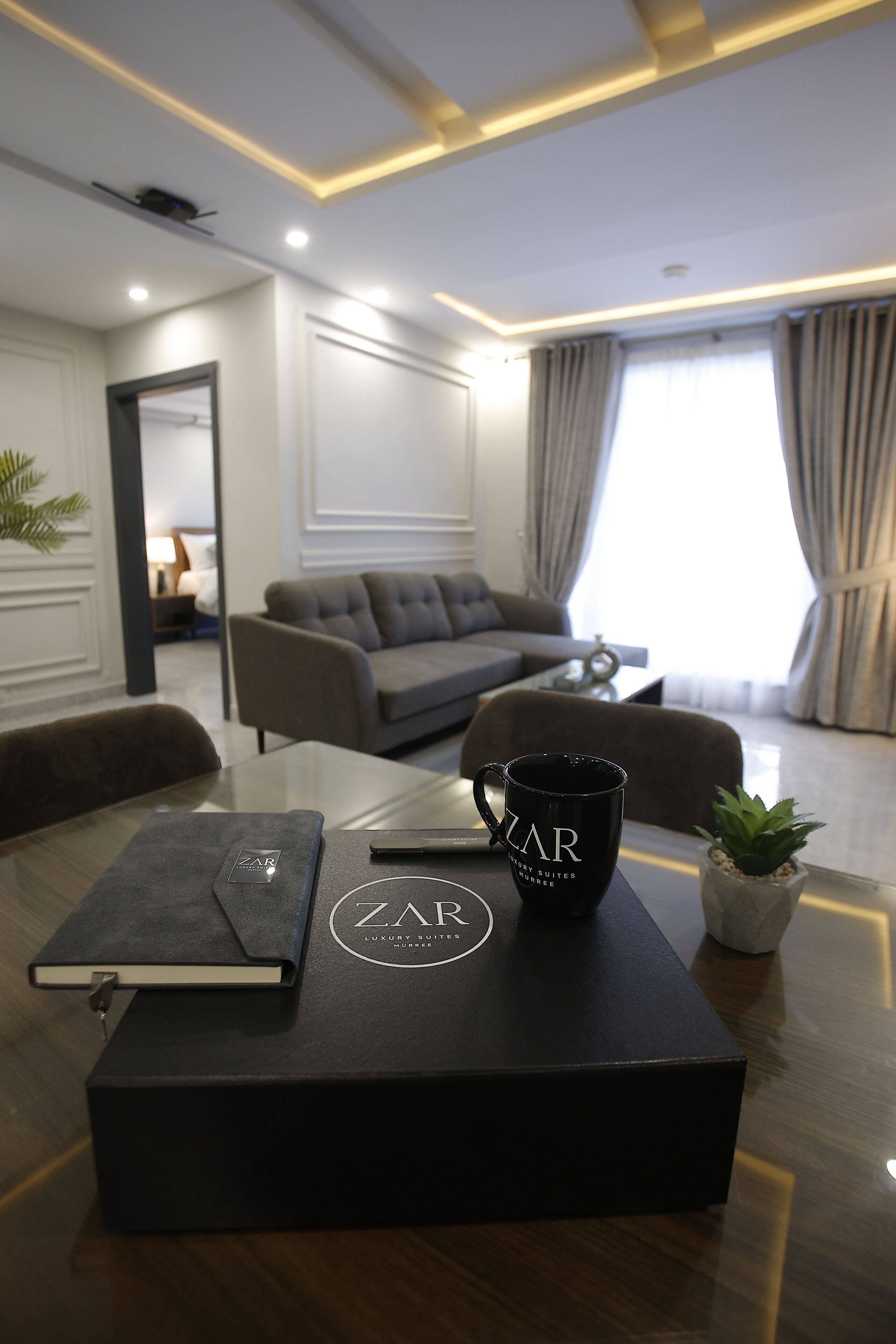 特色套房, 3 間臥室 | 起居區