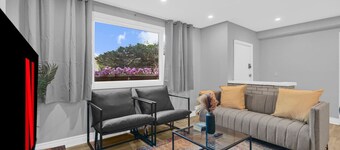 Stylish 3 BR Apt w/ Free Parking, Wifi & Patio