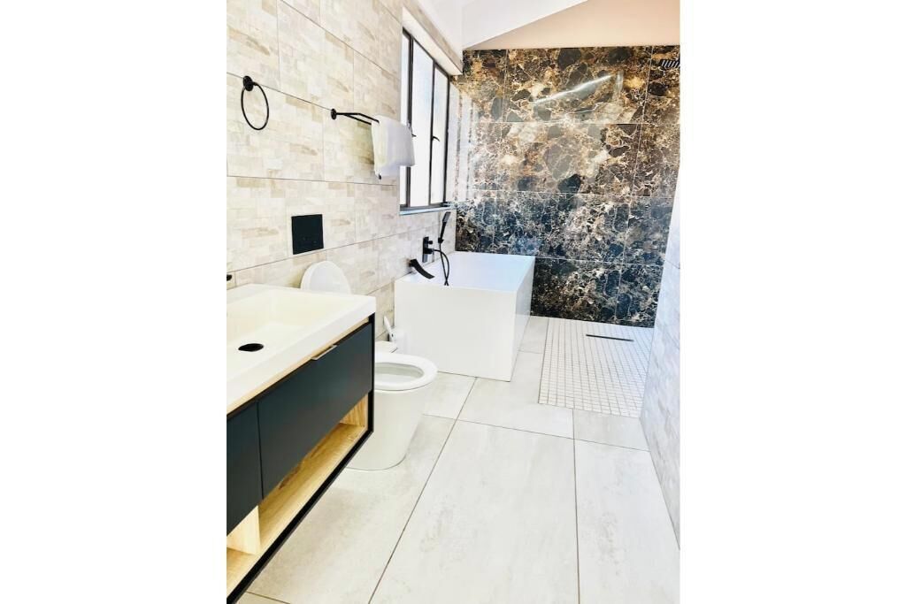 Towels, soap, toilet paper