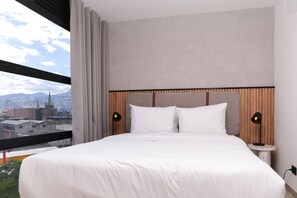 Desk, iron/ironing board, travel crib, free WiFi
