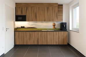 Fridge, microwave
