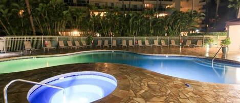 Indoor pool, a heated pool
