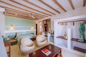 Comfort Double Room, Ocean View | In-room safe, desk, free WiFi - La Villa De Victor (Matemwe)