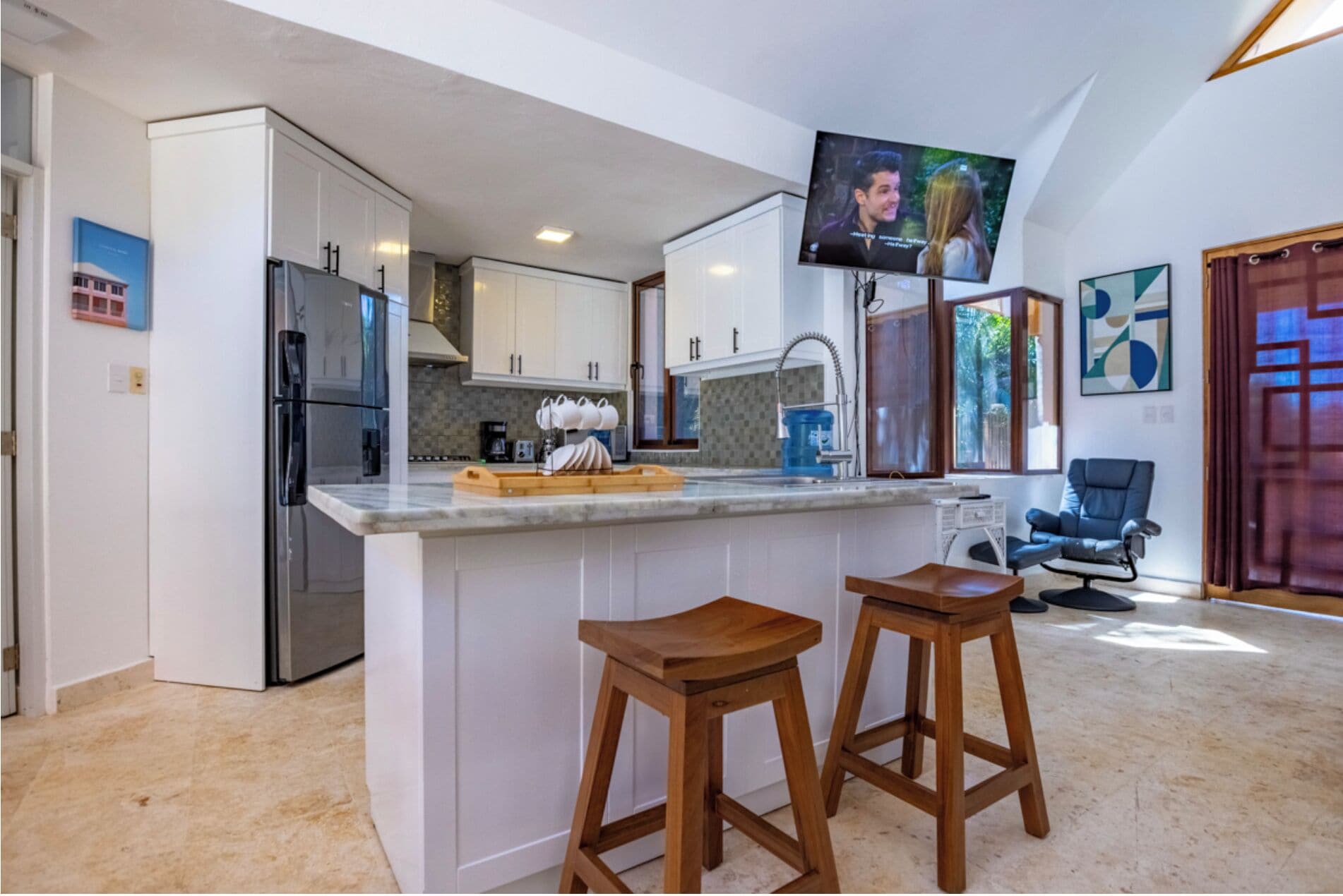 Microwave, stovetop, dishwasher