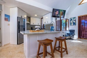 Microwave, stovetop, dishwasher