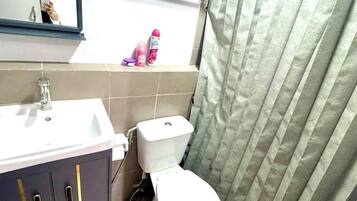 Serviettes fournies, savon, papier toilette