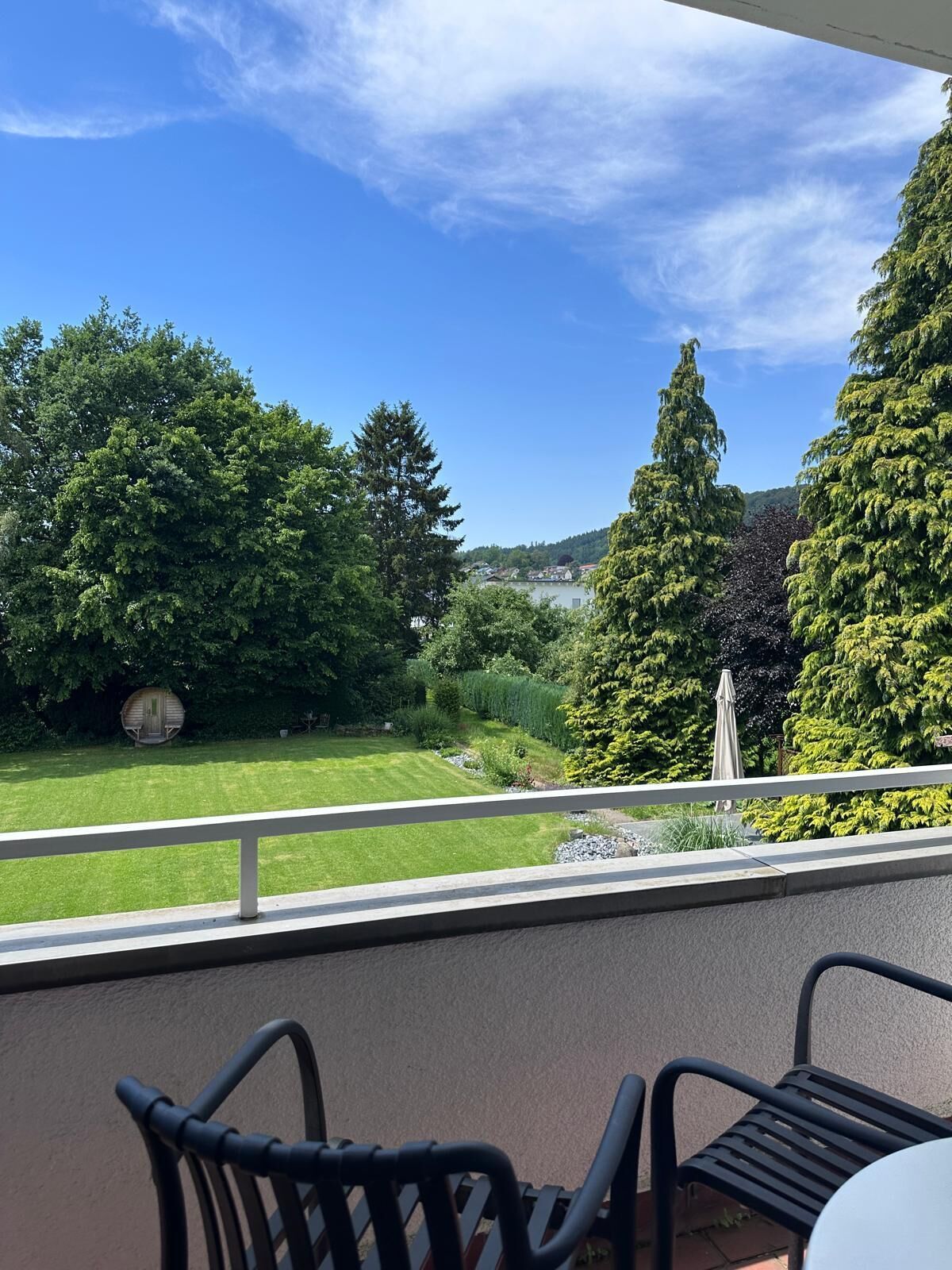 Double Room, Balcony, Garden View | Terrace/patio