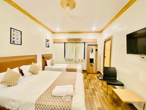 Family Double or Twin Room | Free WiFi - Hotel ABC - Satellite Prahladnagar (Ahmedabad)