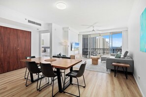 In-room dining - 12th Floor Ocean Views in Chevron Towers (Surfers Paradise)