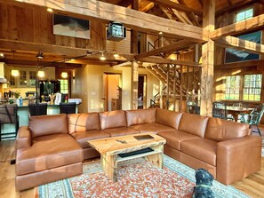 TV, fireplace, stereo, printers
