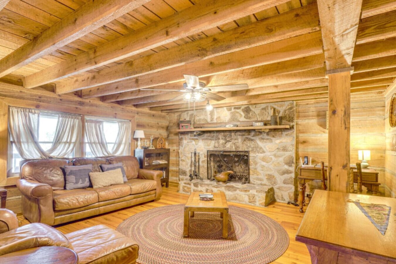 Smart TV, fireplace, video games, foosball