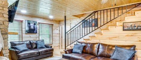 TV connectée, cheminée