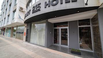 Overnatningsstedets facade