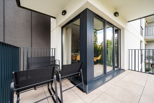 Terrace/patio - Łódź Prestige Suites - 50m2, Parking, Balcony (Łódź)